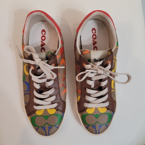 Coach Multicolor Signature Sneakers - Picture 6 of 13